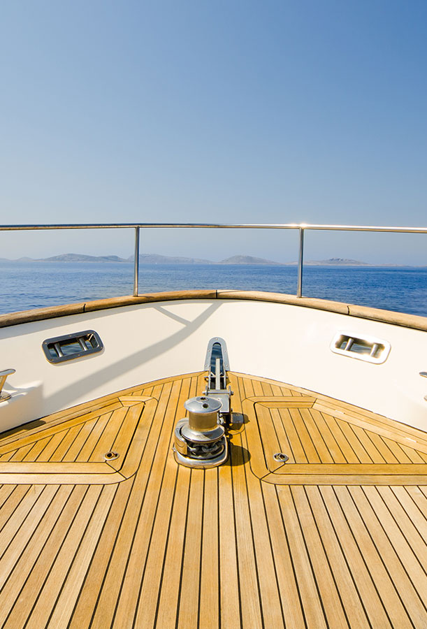 Boat & Yacht Teak Cleaning Island Flow Detailing